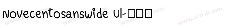 Novecentosanswide Ul字体转换
